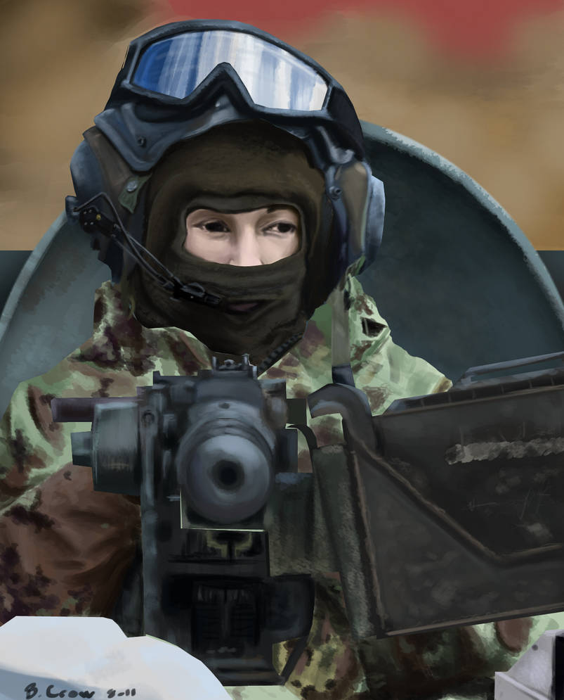 Tank Gunner View Female Tank Gunner by ChristopherCrow on DeviantArt