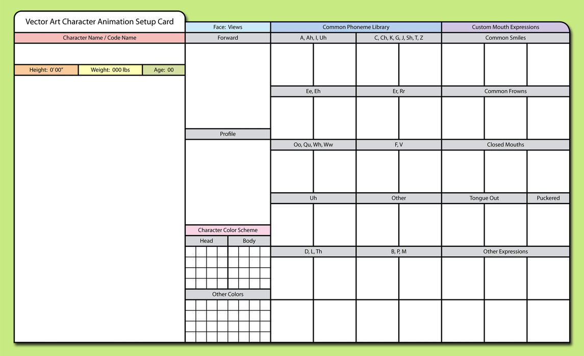 Vector Character Anim. Card by flamingplatypus on DeviantArt