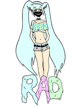 Blue Rad Pastel Goth Elf