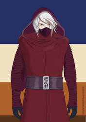 Kakashi Cosplaying Kylo Ren