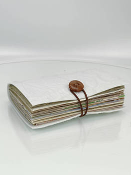A5 Junk Journal Handmade Notebook w/ Elastic Lock
