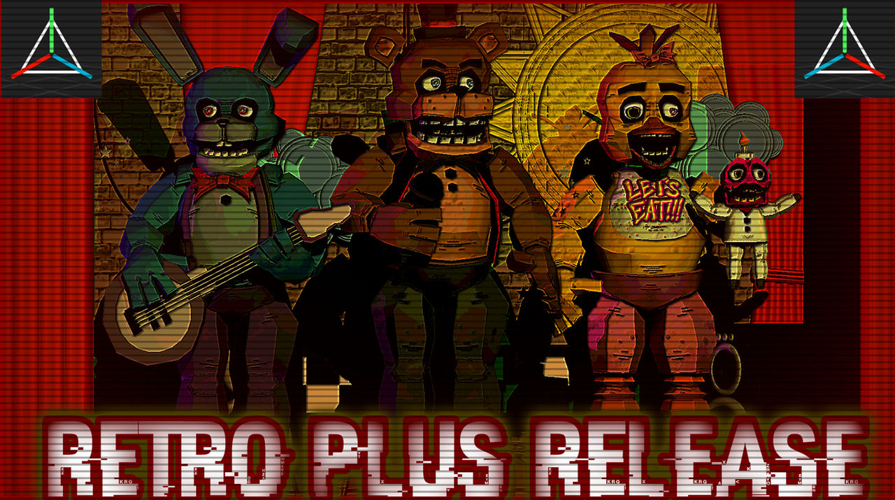 Fnaf retro plus models by limonlima13 on DeviantArt
