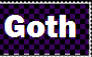 Goth Checkered Stamp