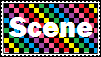 Scene Checkered Stamp by StrawberryJuicie