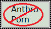 Anti Anthro Porn Stamp by StrawberryJuicie