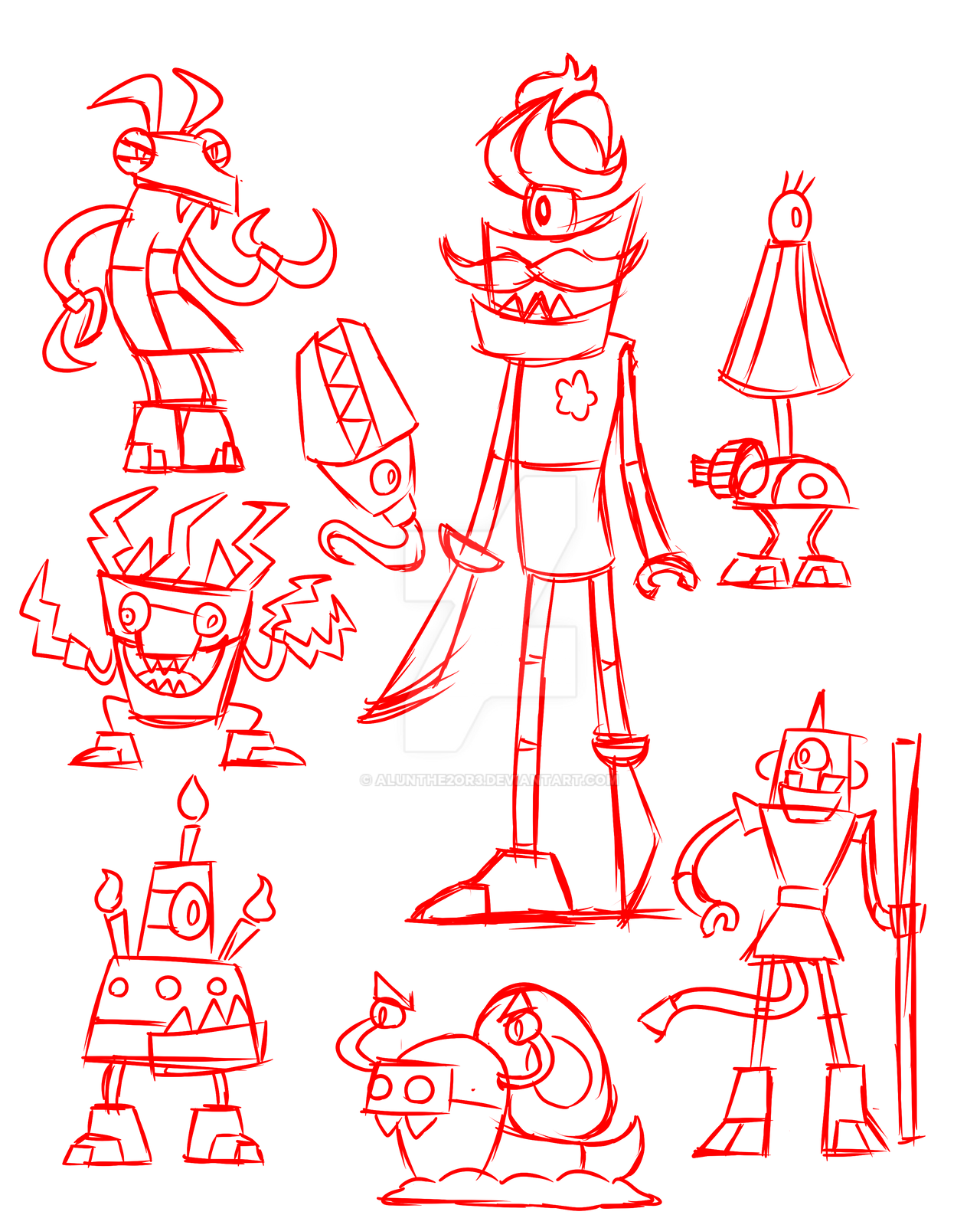 Mixels Fanart unfinished mixels by ALUNTHE2or3 on DeviantArt