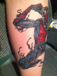 Spider-Man Tattoo: Finished 1 of 3