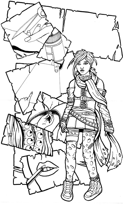 Decima Chapter 4 page inked by J2040