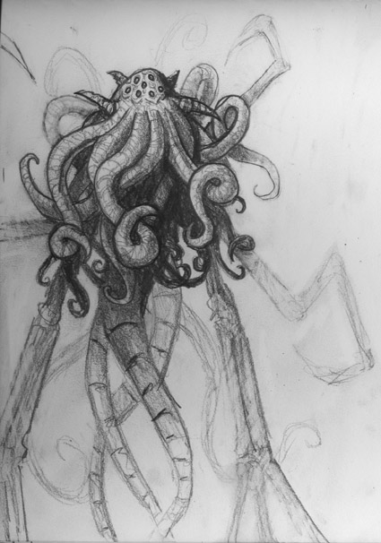 Lovecraftybeast doodle
