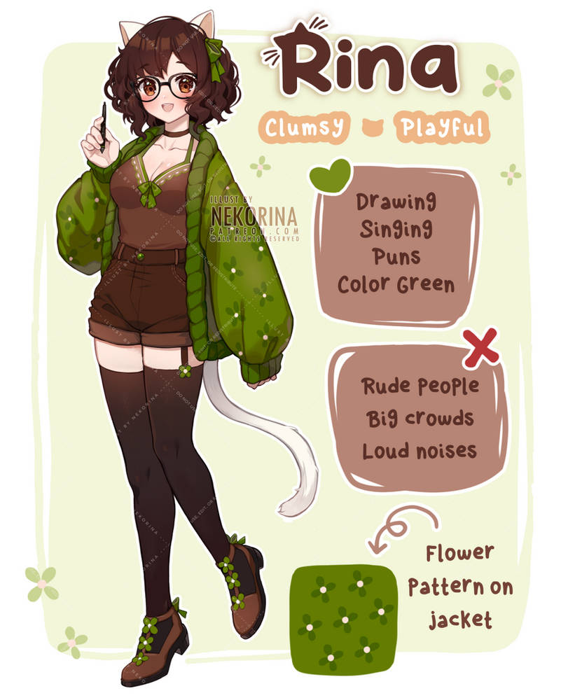 Rina Redesign by NekoRinaArt on DeviantArt