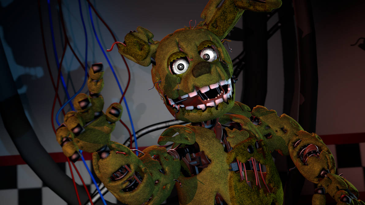 Spring Trap Retake Springtrap - Remake by TeaRexOfficial on DeviantArt
