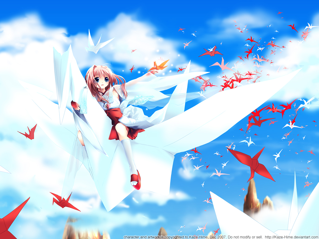 A Thousand Cranes by Kaze-Hime