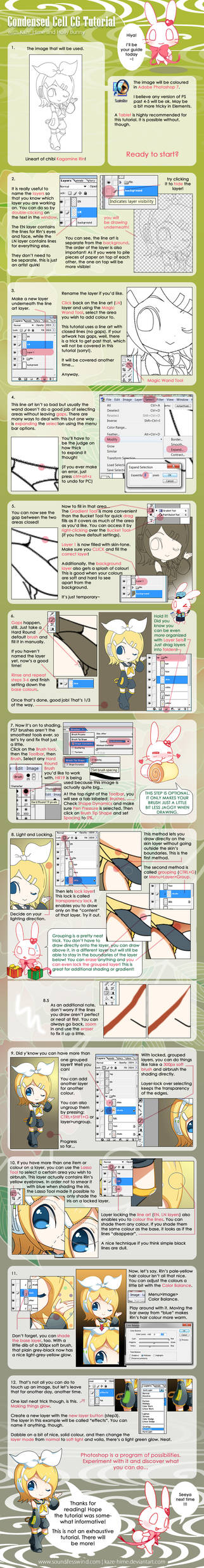 Condensed Cell CG Tutorial by Kaze-Hime on DeviantArt
