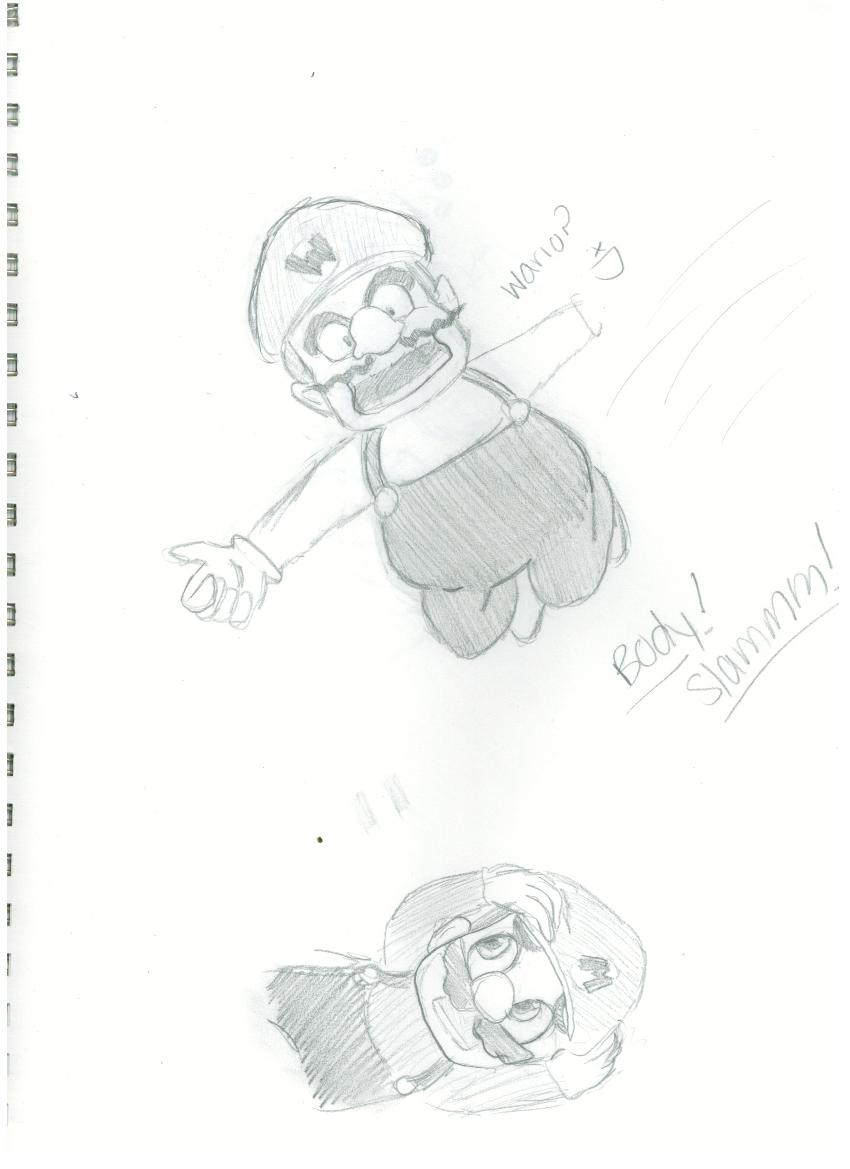 Deviantart Slamm Wario body slamm by schisim on DeviantArt
