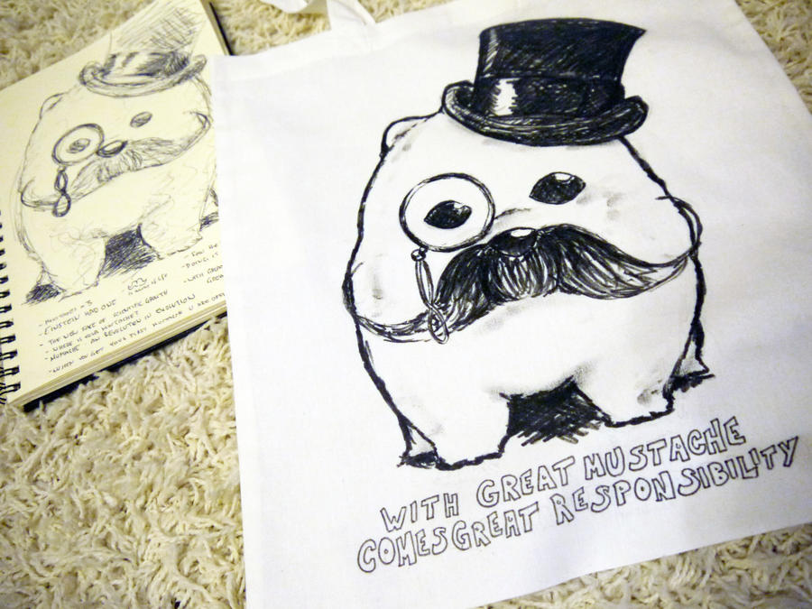 Great Mustache Totebag