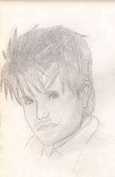 Vic Mignogna drawing