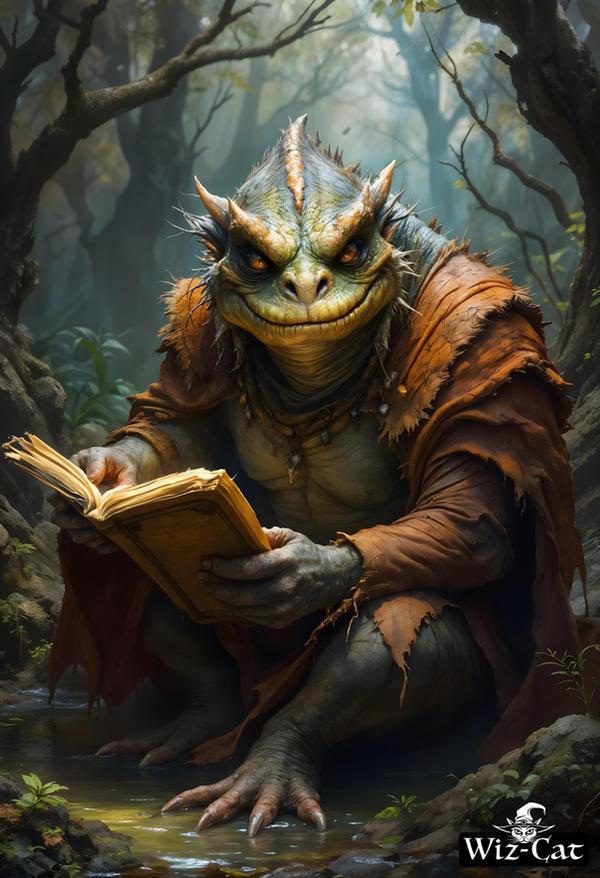 Lizard Wizard Draw Wizard Lizard by Wiz-Cat on DeviantArt