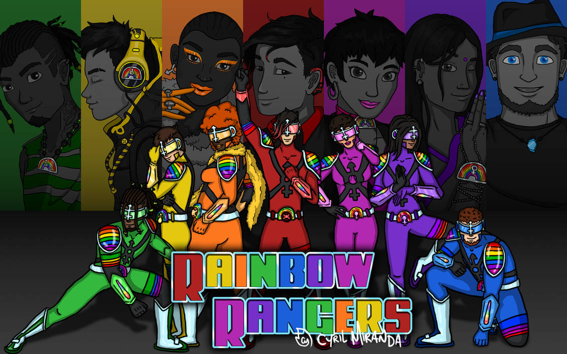 RAINBOW RANGERS by cyrilgreenranger on DeviantArt