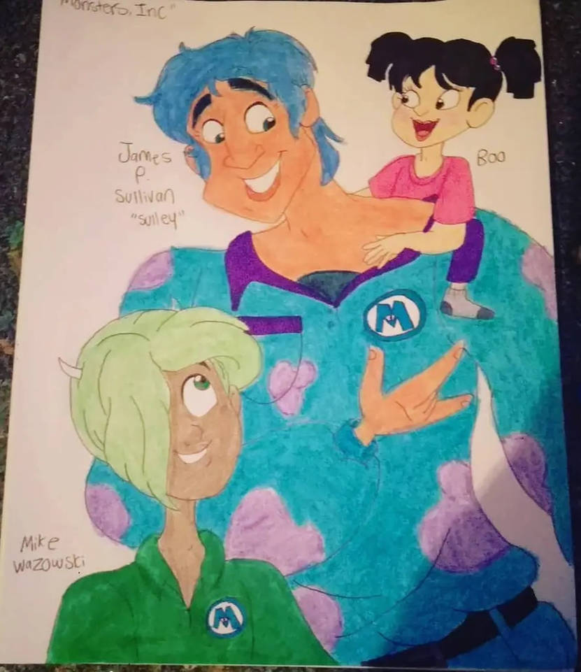 Monsters, Inc. (Human Version/My Style) by PrincessCreation345 on ...