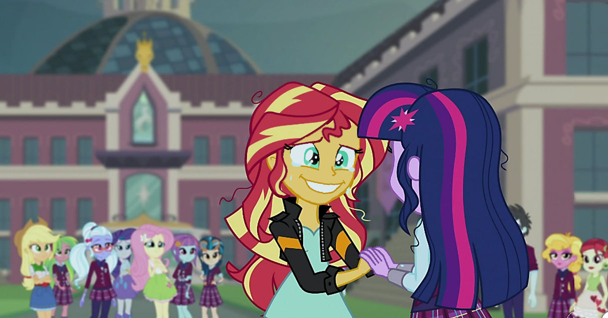 Sunset Shimmer thanked Sci Twi/Twilight Sparkle by PrincessCreation345 ...