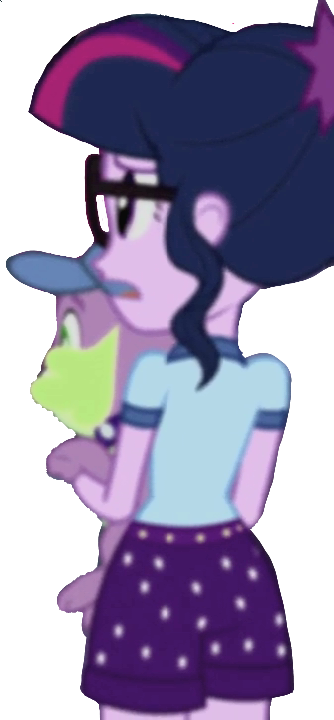 Sci Twi/Twilight Sparkle carrying Spike by PrincessCreation345 on ...