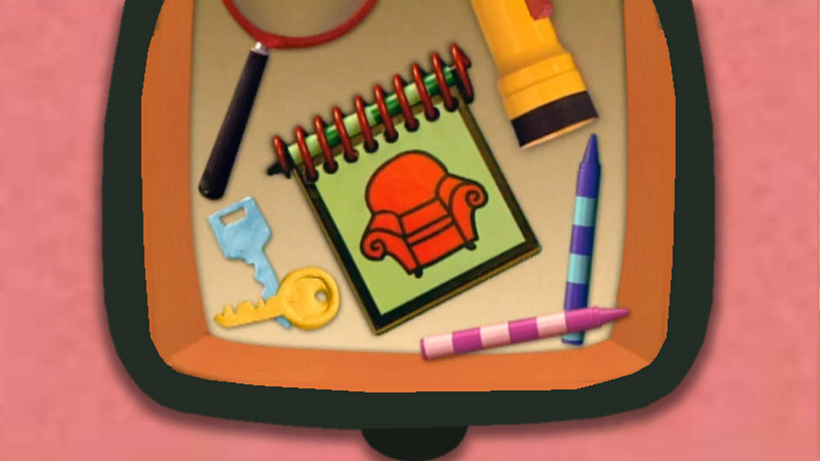 Blue's Clues Inside of Sidetable Drawer by PrincessCreation345 on