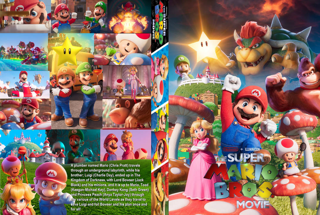 The Super Mario Bros. Movie (2023) Dvd Cover (V1) By Princesscreation345 On  Deviantart