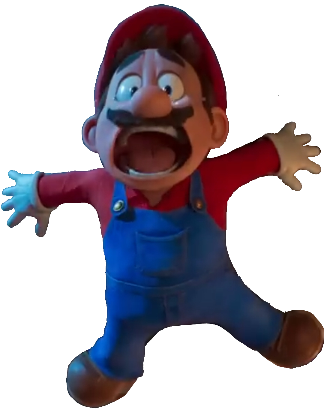 Mario Shouting Mario Screaming (Movie Version/PNG) by PrincessCreation345 on DeviantArt