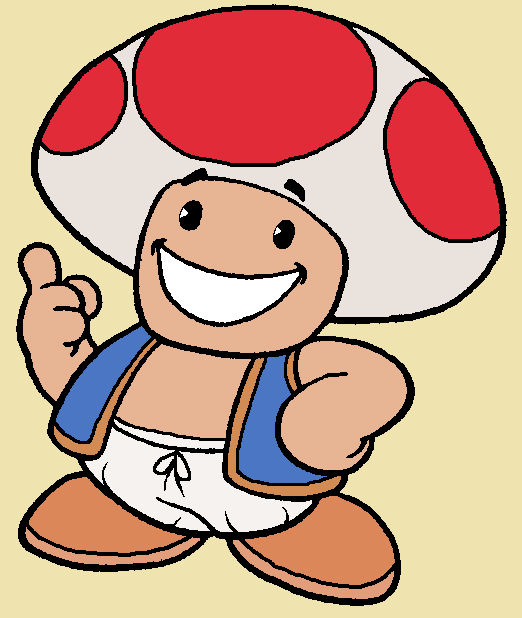 The Super Mario Bros. Movie (2023)- Toad in 2D by PrincessCreation345 ...