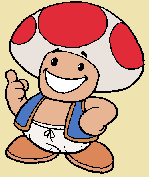 The Super Mario Bros Movie 2023 Toad In 2D By PrincessCreation345 the-super-mario-bros-movie-2023-toad-in-2d-by-princesscreation345