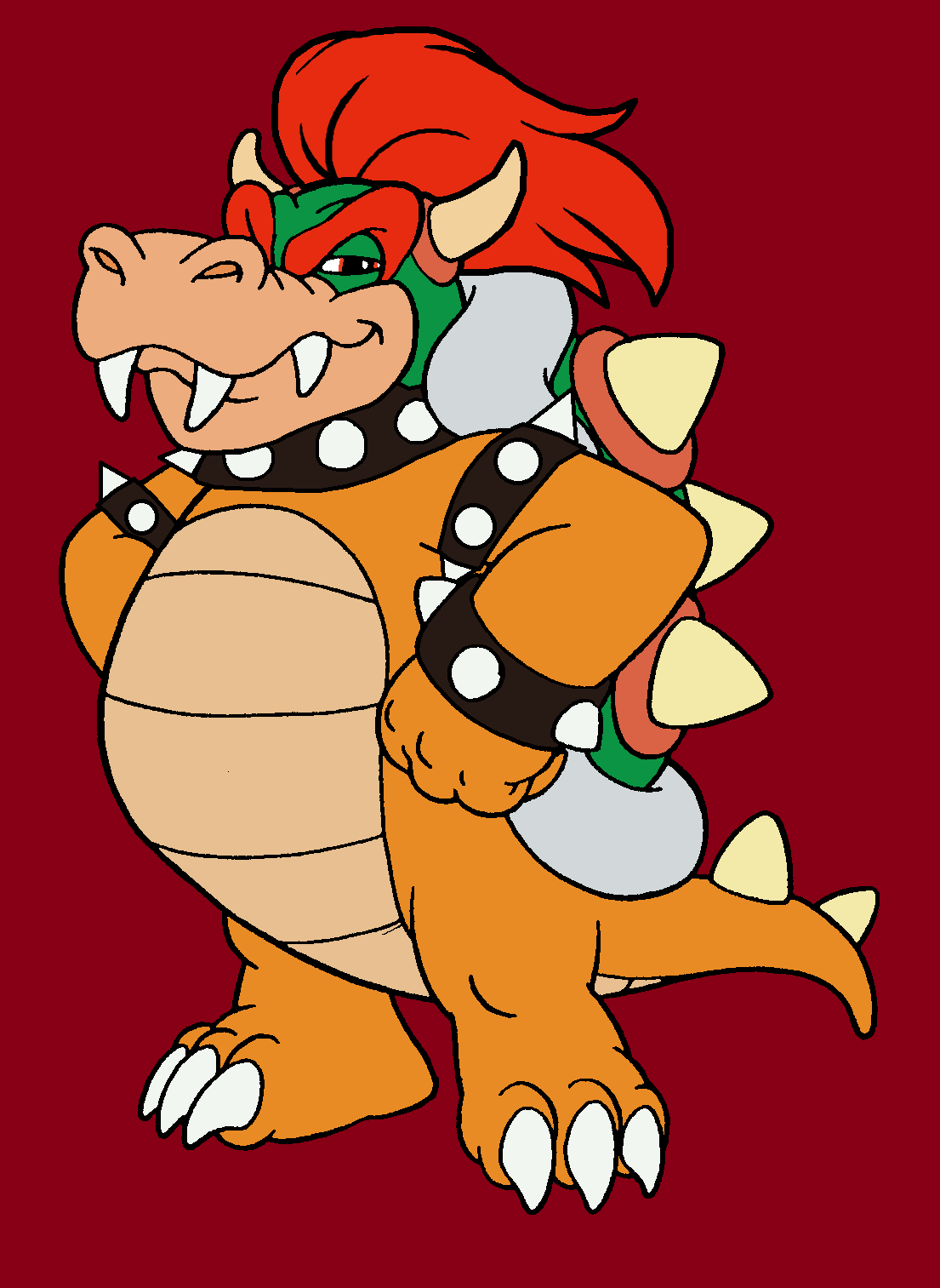 2 Feet Bowser Standee Mario Bros Characters Mario and Bowser 