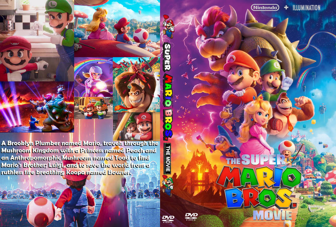 The Super Mario Bros. Movie (2023) Dvd Cover (V2) By Princesscreation345 On  Deviantart