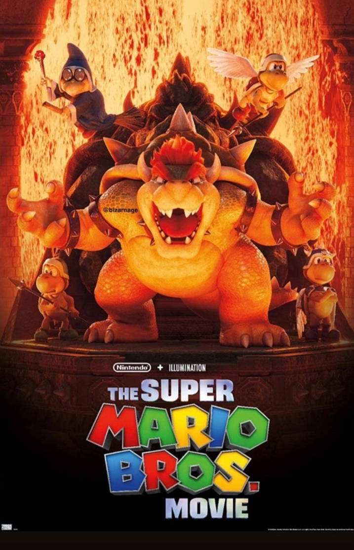 Super Mario Bros. Movie Leaked Bowser Poster by PrincessCreation345 on DeviantArt Super Mario Bros. Movie Leaked Bowser Poster by PrincessCreation345 on DeviantArt