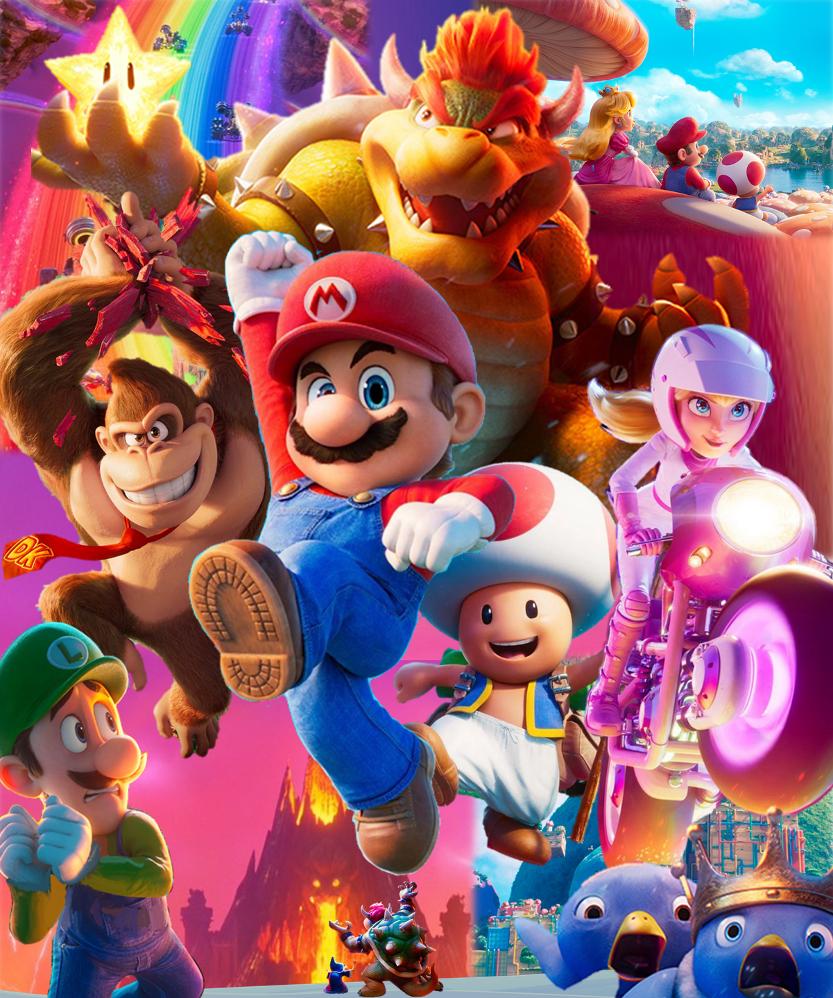 The Super Mario Bros Movie (2023) Poster em 2023  Irmaos mário, Filme  super mario bros, Super mario bros