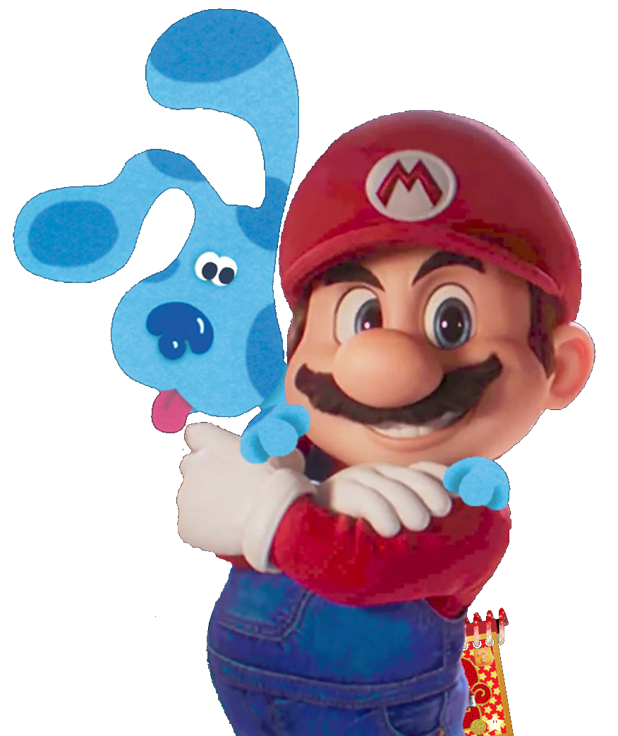 Blue's Clues and (Movie) Mario (PNG) by PrincessCreation345 on DeviantArt