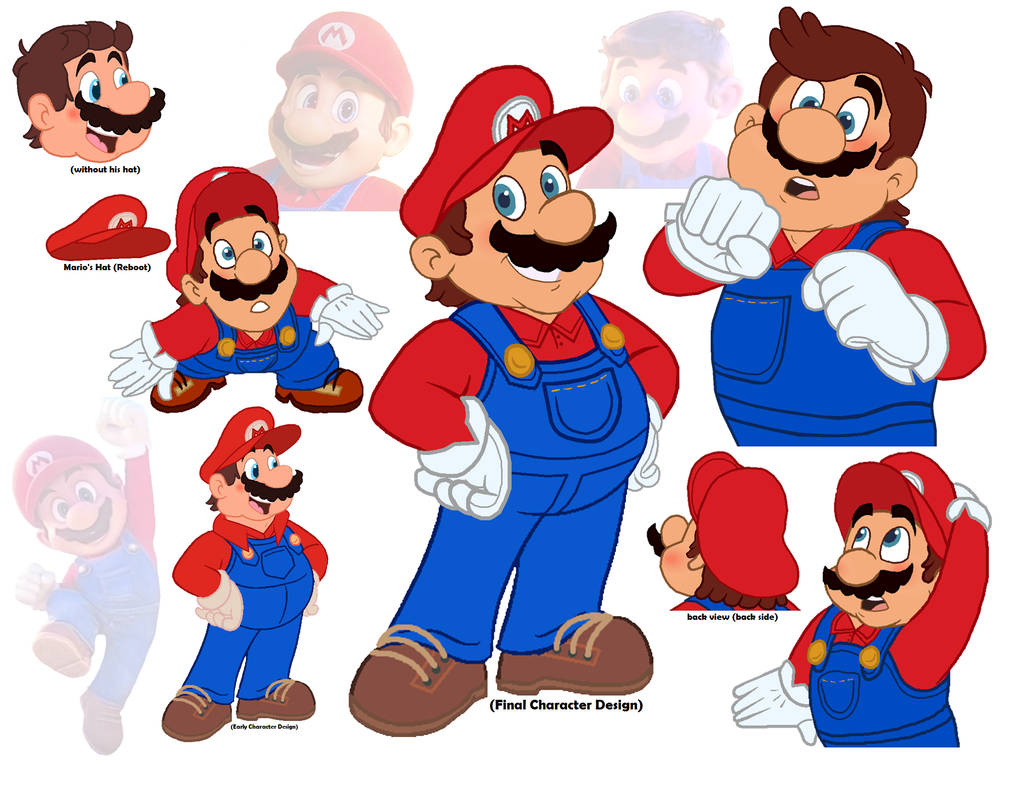 SMBSS (Reboot) - Mario (Character Design) by PrincessCreation345 on ...