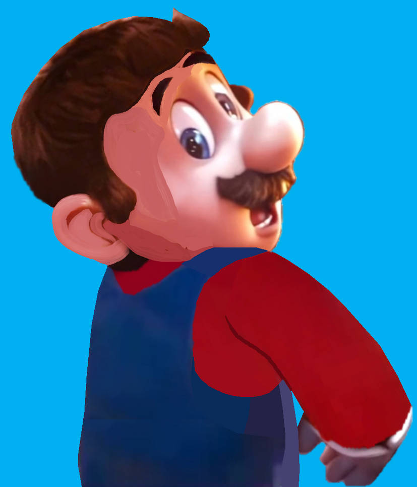 Movie Mario (without hat/edited) by PrincessCreation345 on DeviantArt