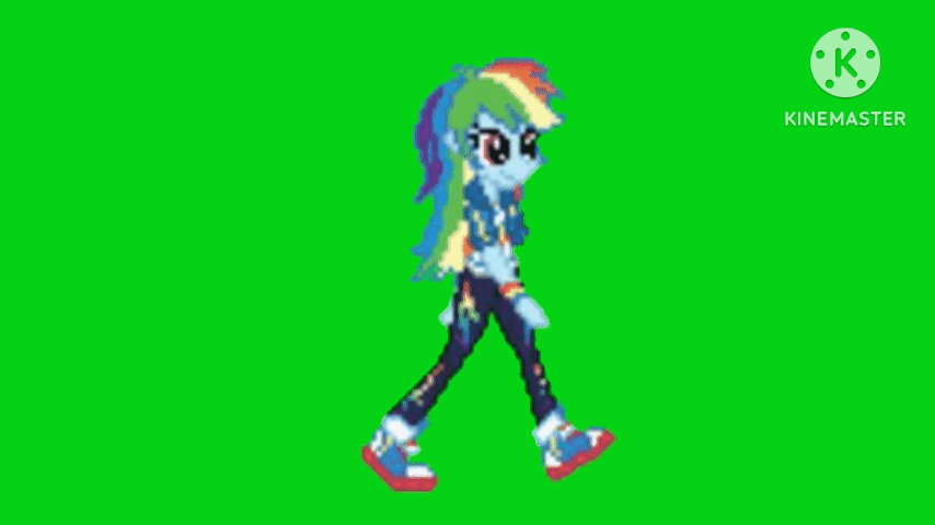 Mlp Walk Loop MLP: EG - Rainbow Dash walking (GIF/Remake) by PrincessCreation345 on ...