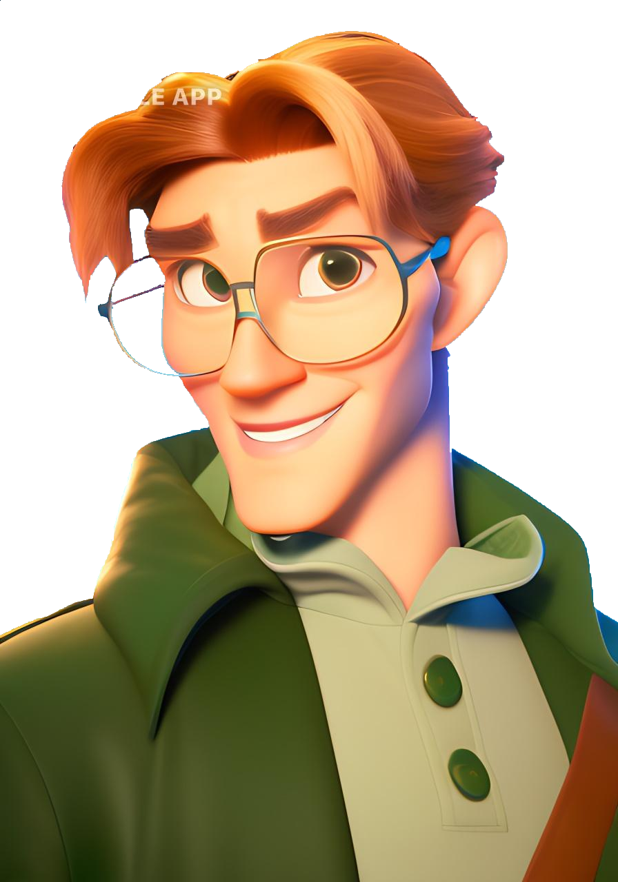 Milo Thatch (3D/PNG) by PrincessCreation345 on DeviantArt