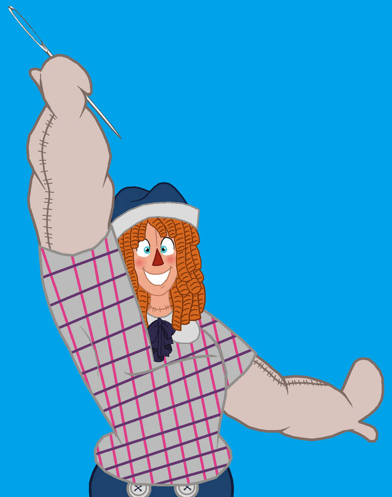 Feeling Raggedy Raggedy Andrew holding his Lucky Sewing Needle by PrincessCreation345 ...