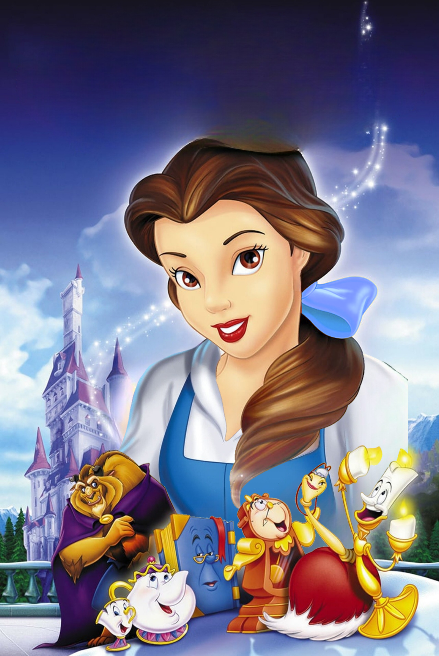 Belle's Magical World Poster (with a blue dress) by PrincessCreation345 on DeviantArt Belle's Magical World Poster (with a blue dress) by PrincessCreation345 on DeviantArt