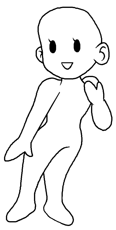 Paper Mario Human Female Base 2 by PrincessCreation345 on DeviantArt