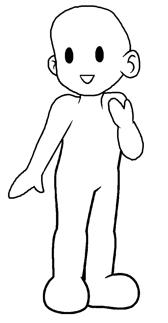 Paper Mario Human Male Base by PrincessCreation345 on DeviantArt