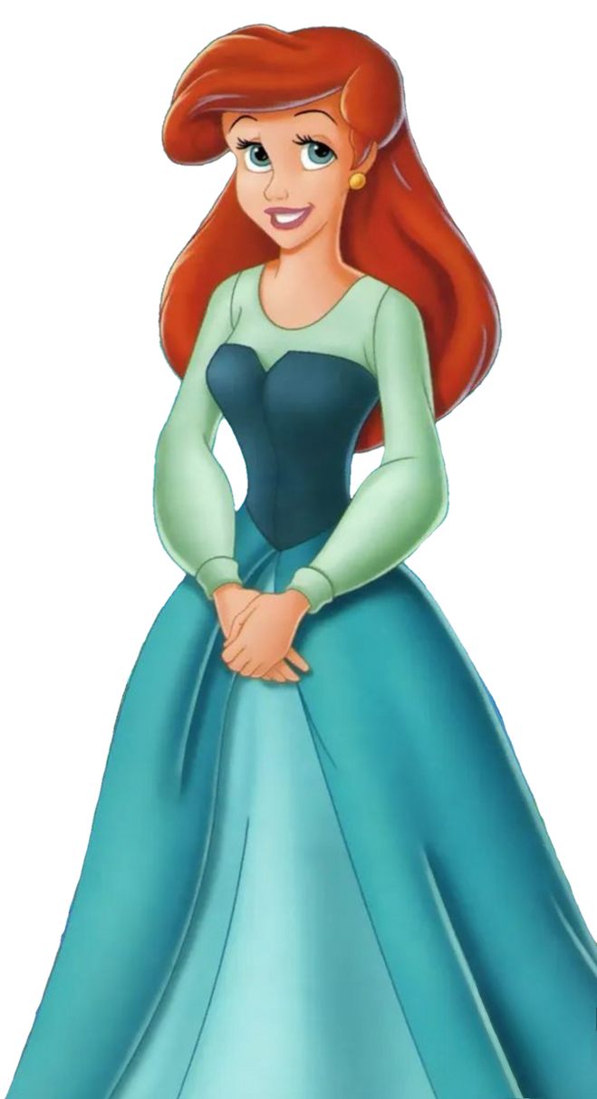 Queen Ariel in Blue Dress (PNG) by PrincessCreation345 on DeviantArt