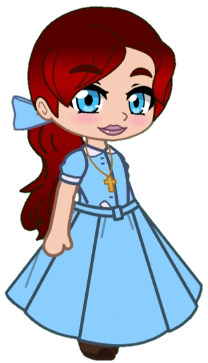 gacha blue dress Iridescent clothing drawing