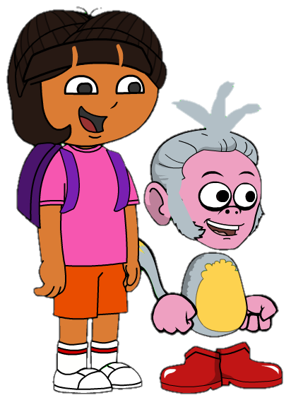 Dora and Boots in Wrapper Offline (My Style) by PrincessCreation345 on ...