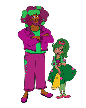 Humanized Barney's Friends (My Design/NO AI)