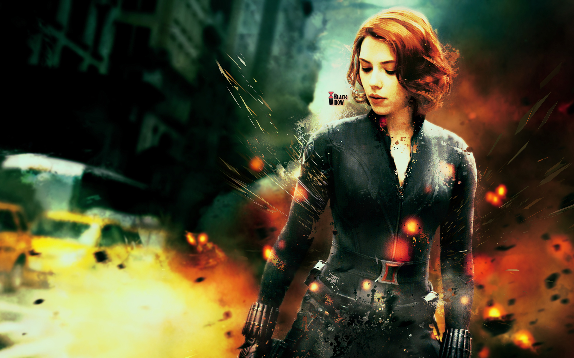 The Avengers Black Widow Wallpaper by The-Potara-Fusion