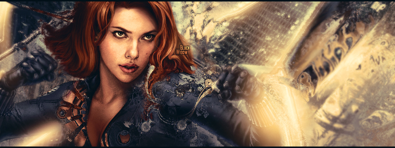 Black Widow Facebook Cover