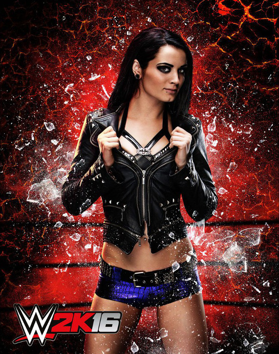 WWE 2K16 Paige Character Art